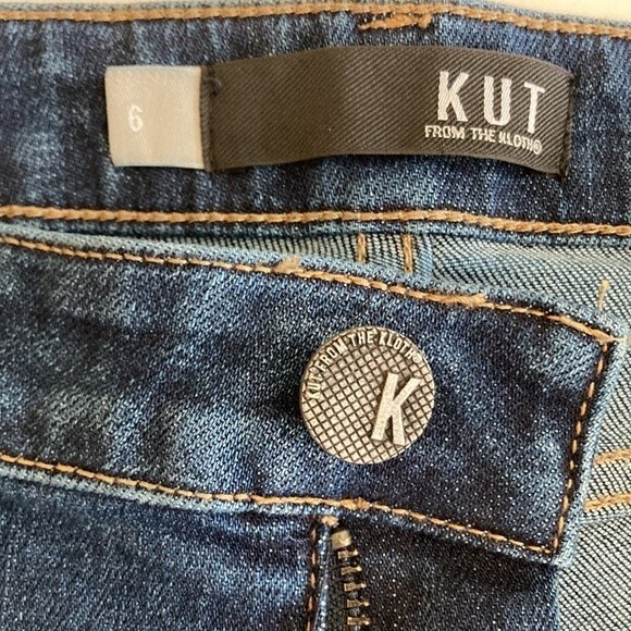 Kut From The Kloth Catherine Boyfriend Skinny Size 6 - Picture 7 of 13